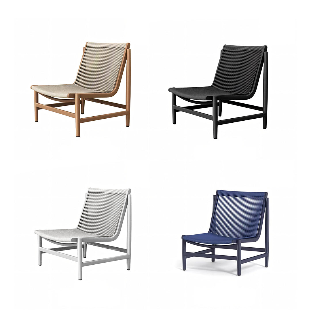 Lavoie Outdoor Lounge Chair With Footstool, Rattan