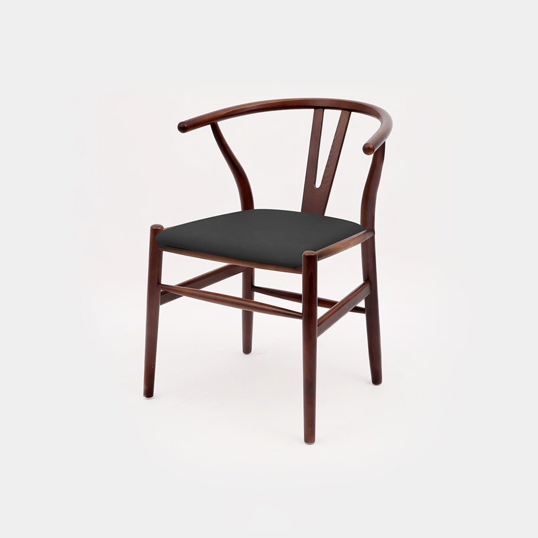 Gupta Dining Chair, Solid Wood & Rattan, Oak - Miola