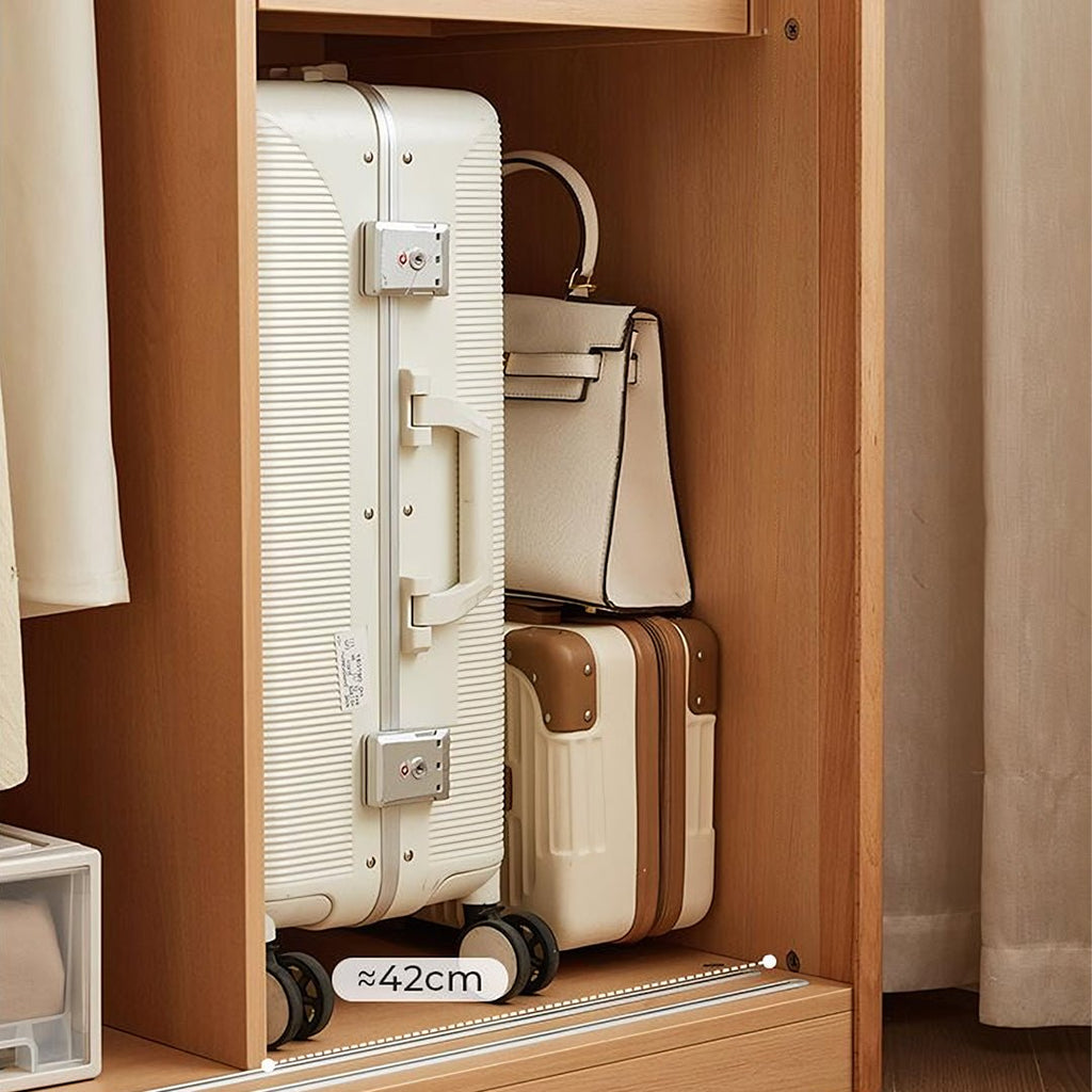 Soriano Sliding Door Wardrobe, Wood - Miola