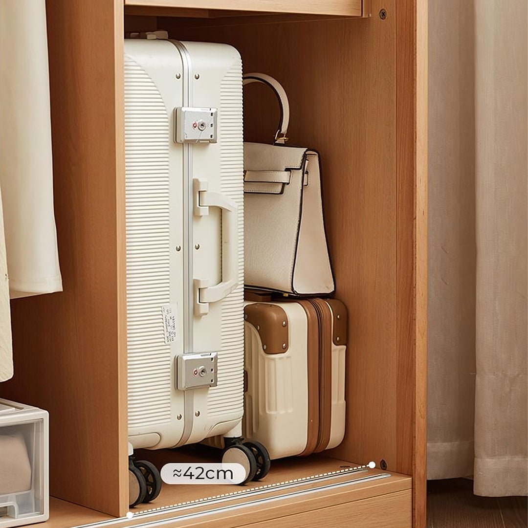Soriano Sliding Door Wardrobe, Wood - Miola