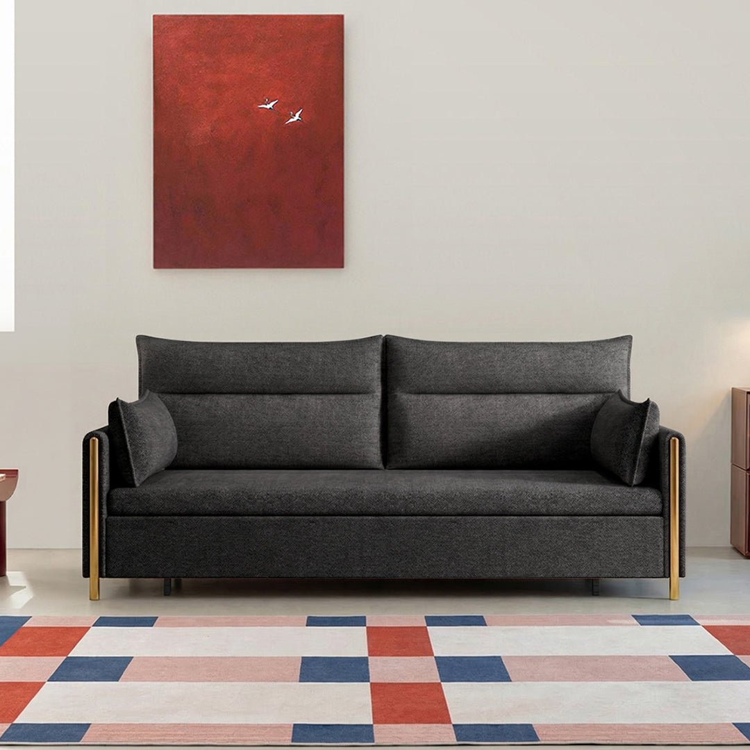 SB122 Two Seater Sofa Bed, Linen - Miola