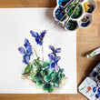 Load image into Gallery viewer, Violet - February Birth Flower - Watercolour Fine Art Print

