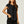 Load image into Gallery viewer, Flocked Tulle Sheer Top In Black
