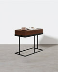 Hay Storage Side Table, Walnut - Miola