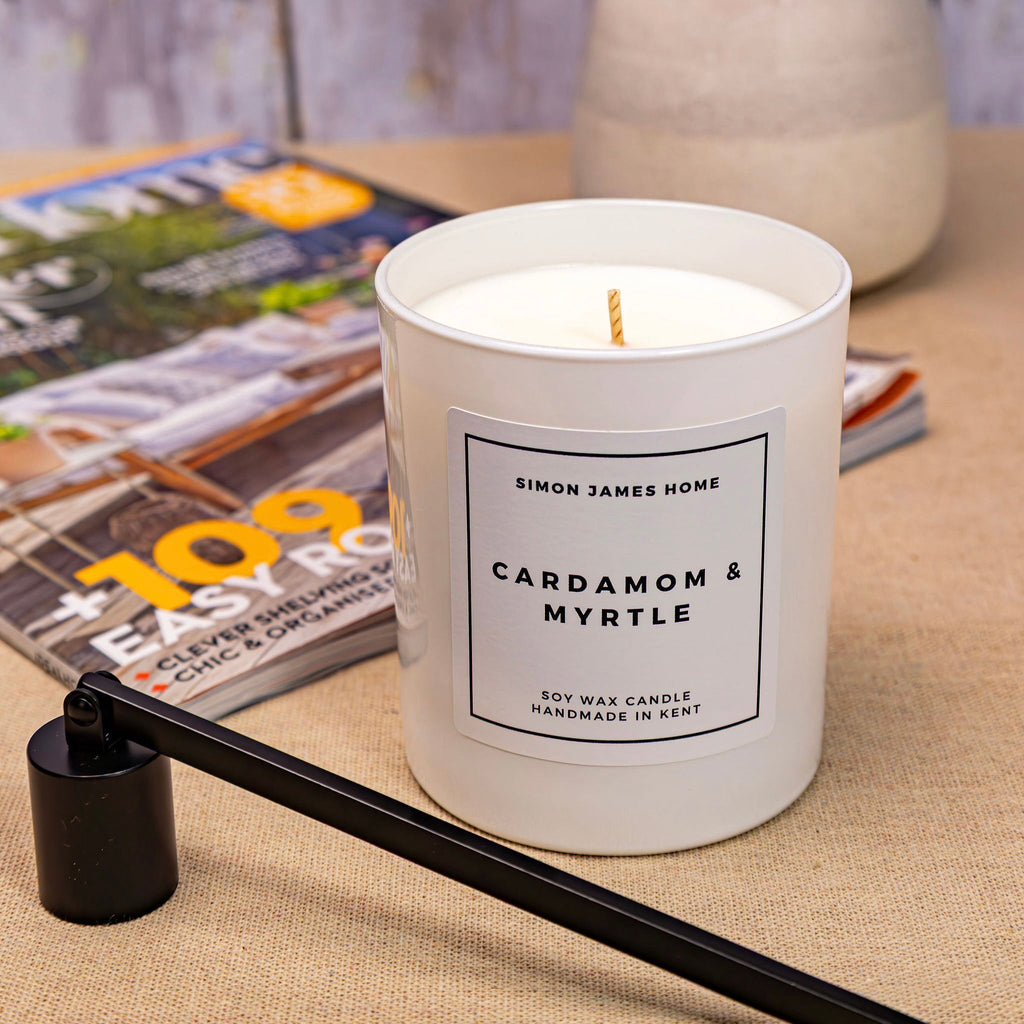 Cardamom & Myrtle Candle - Handmade Soy Wax - Miola