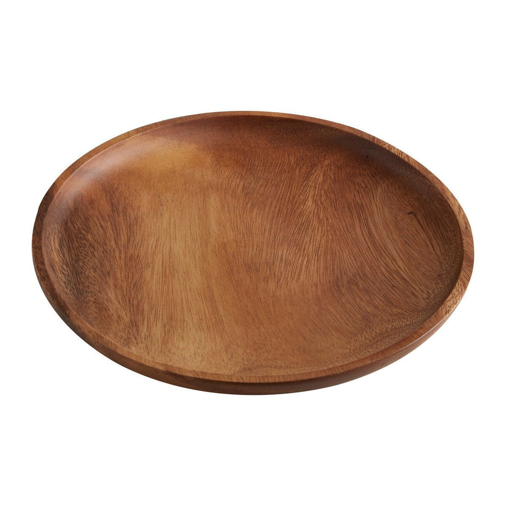 Kora Round Acacia Wood Plate - Miola
