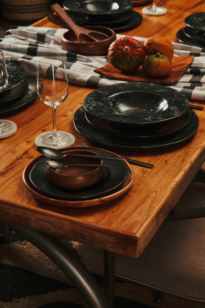 Kora Round Acacia Wood Plate - Miola