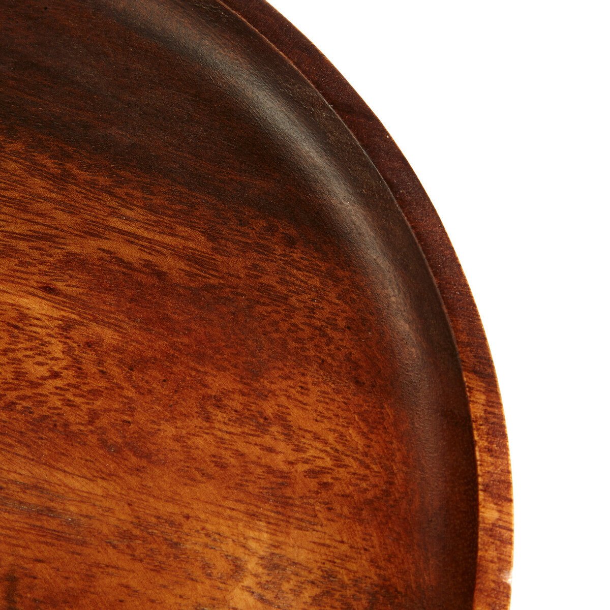 Kora Round Acacia Wood Plate - Miola