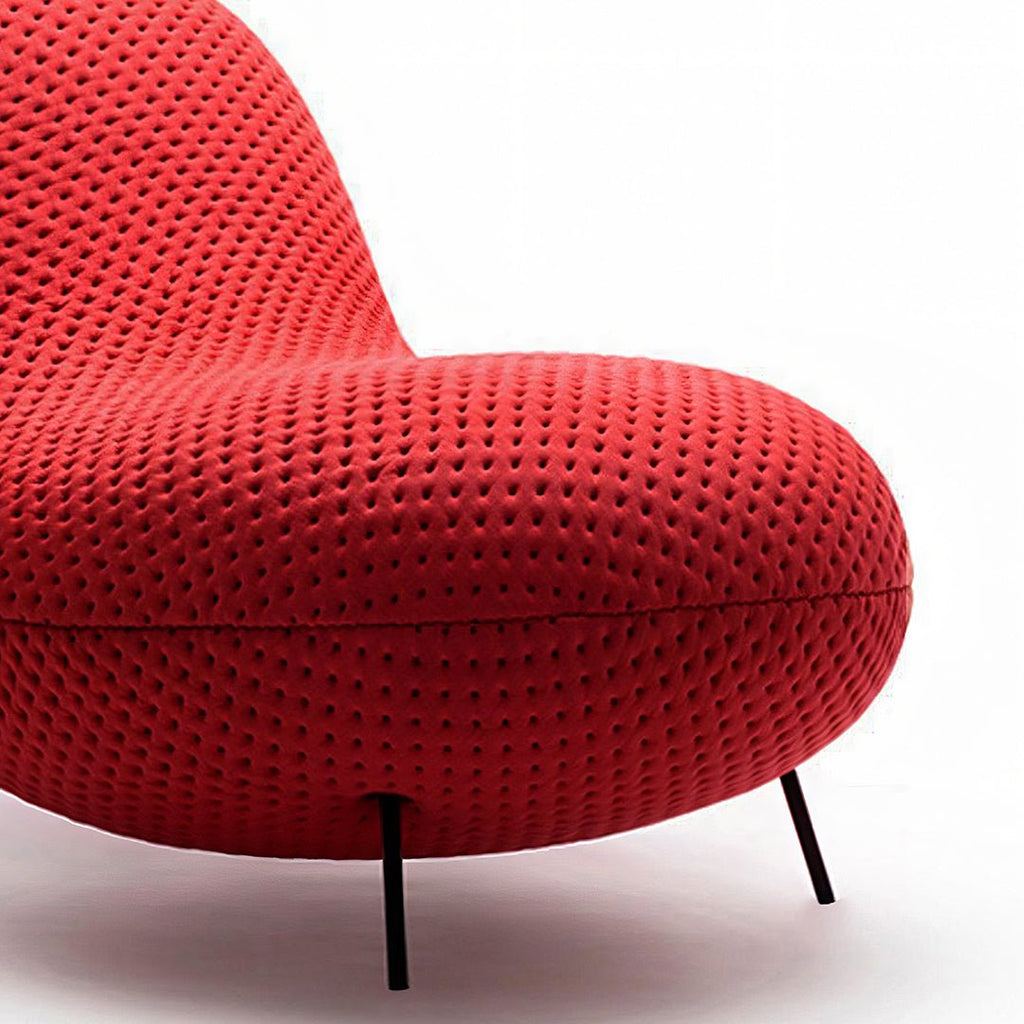 Cruz Easy Chair, Lounge Chair, Red - Miola