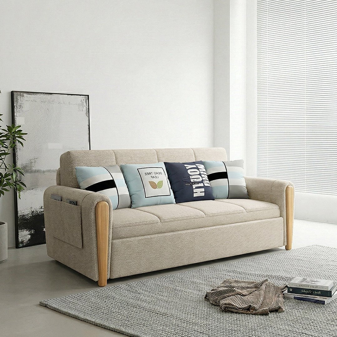 Mavis Two Seater Sofa Bed, Dark Grey - Miola