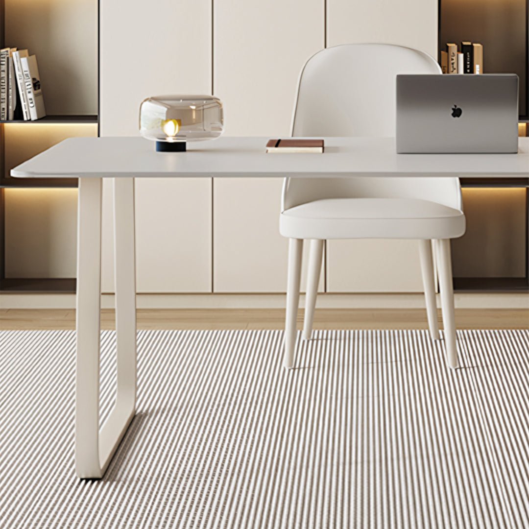 Kwame Office Desk With Office Chair, White - Miola