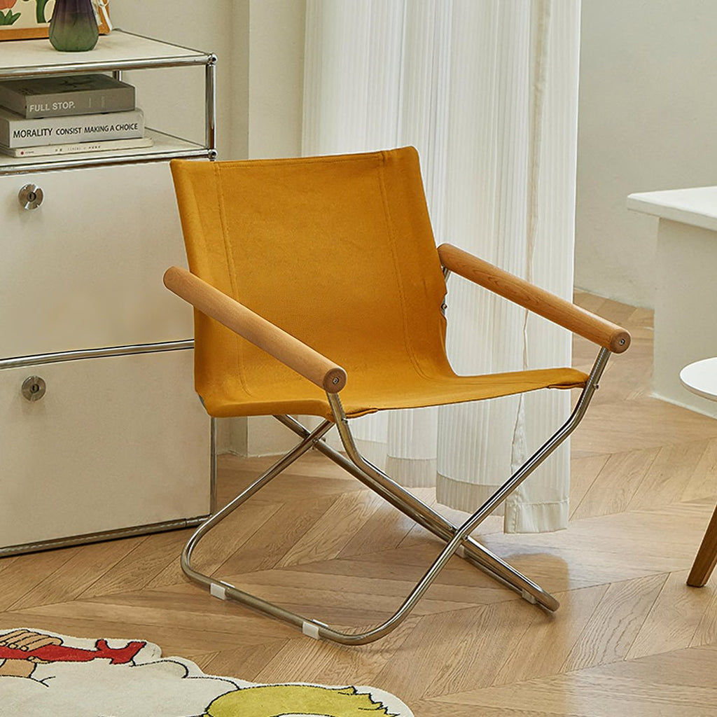 Kato Foldable Armchair, Stainless Steel - Miola