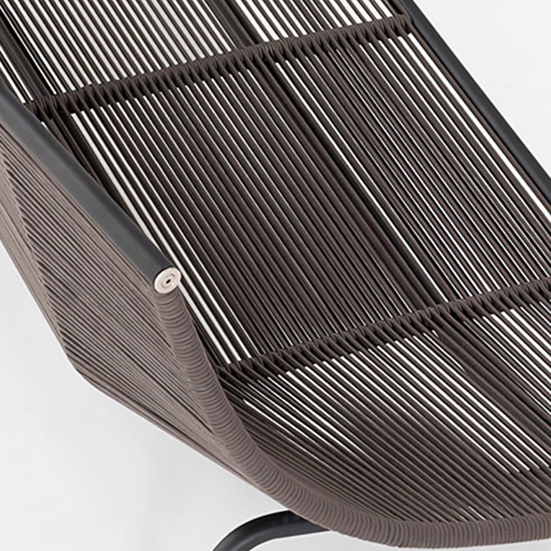 Iqbal Outdoor Lounge Chair With Footstool - Miola