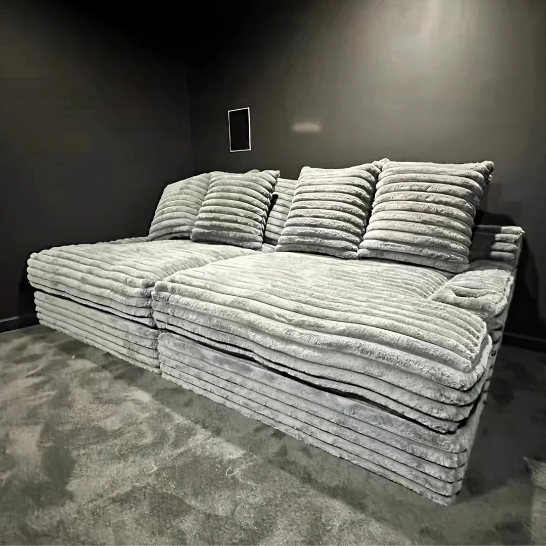 Echeverría Bean Bag Sofa, Day Bed Chaise, Armchair, Corduroy - Miola