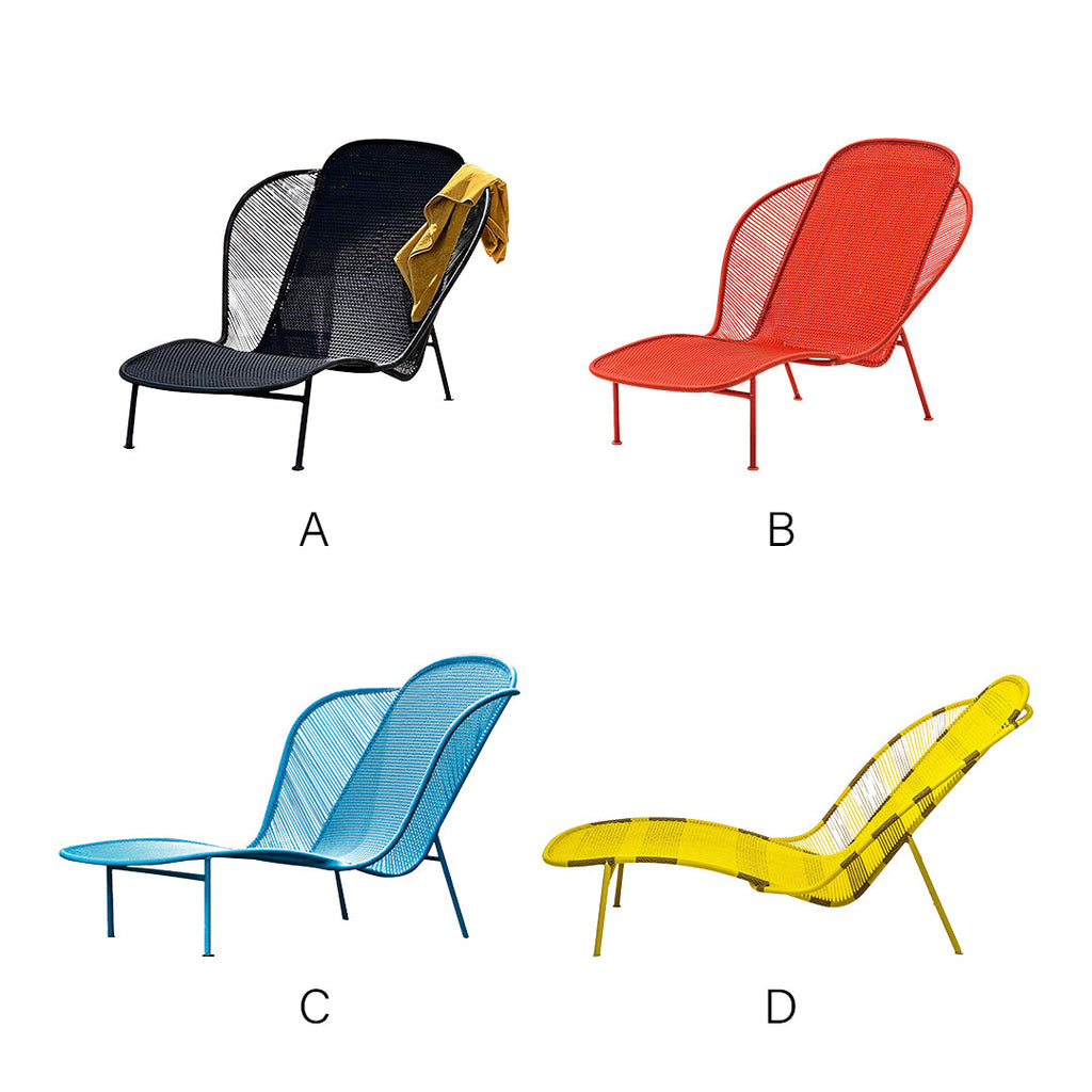 Kaczynski Metal Garden Chair, Outdoor Lounge Chair