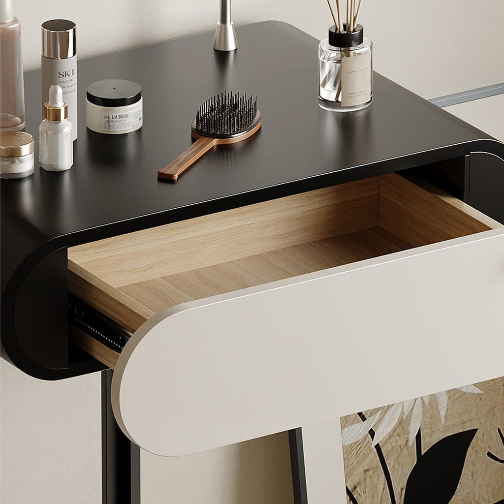 Suzuki Small Dressing Table With Mirror, Slimline Dressing Table - Miola