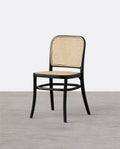Vanesa Rattan Dining Chair, Oak - Miola