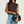 Load image into Gallery viewer, Leopard Print Frill Trim Sleeve Frill Neck Blouse Top In Brown
