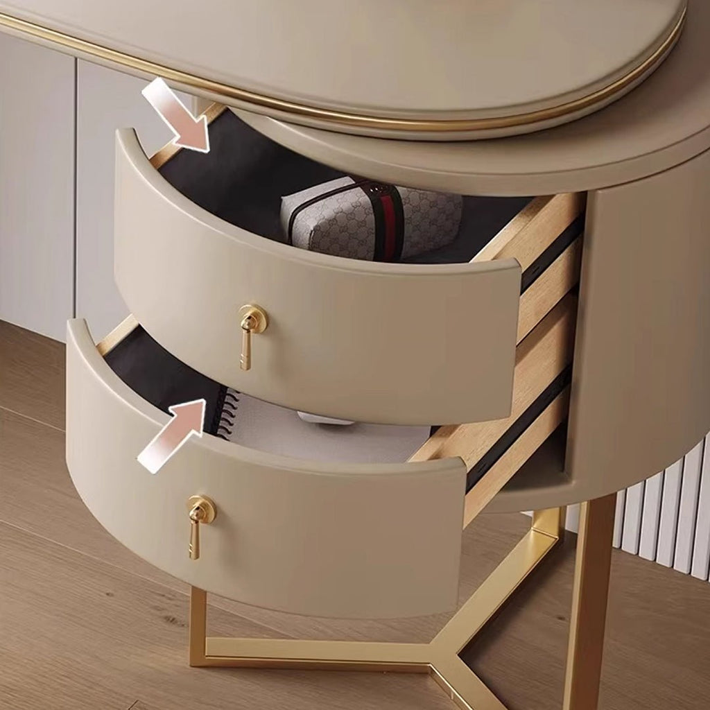 Noorali Dressing Table with Mirror, More Colors Available - Miola