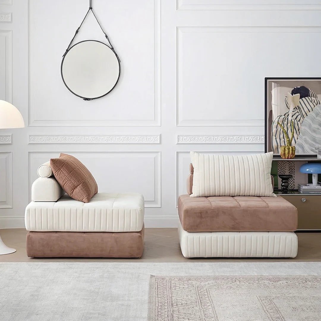 Thorne Lazy Sofa Bed, Single Sofa Bed, Leathaire - Miola