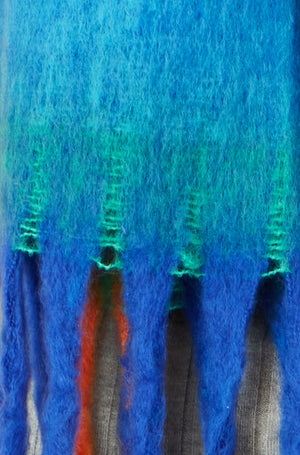 Blue Block Scarf