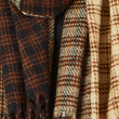 Load image into Gallery viewer, Brown Mixed Check Scarf
