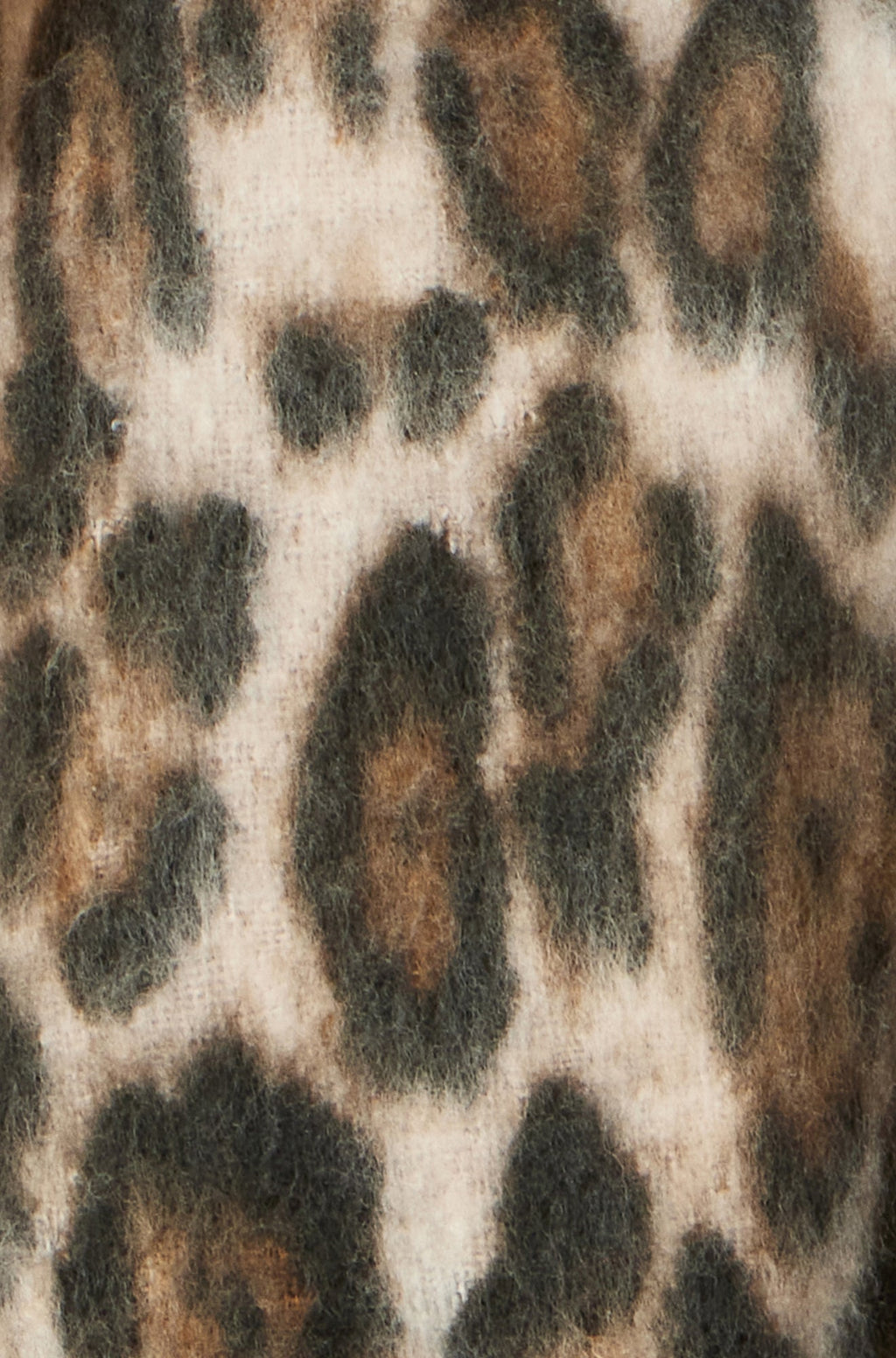 Brown Leopard Print Soft Scarf