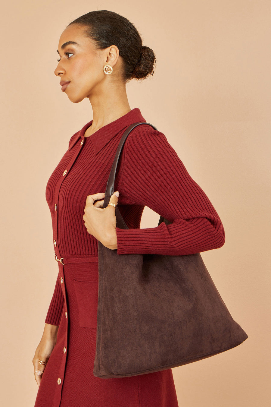 Brown Shoulder Bag