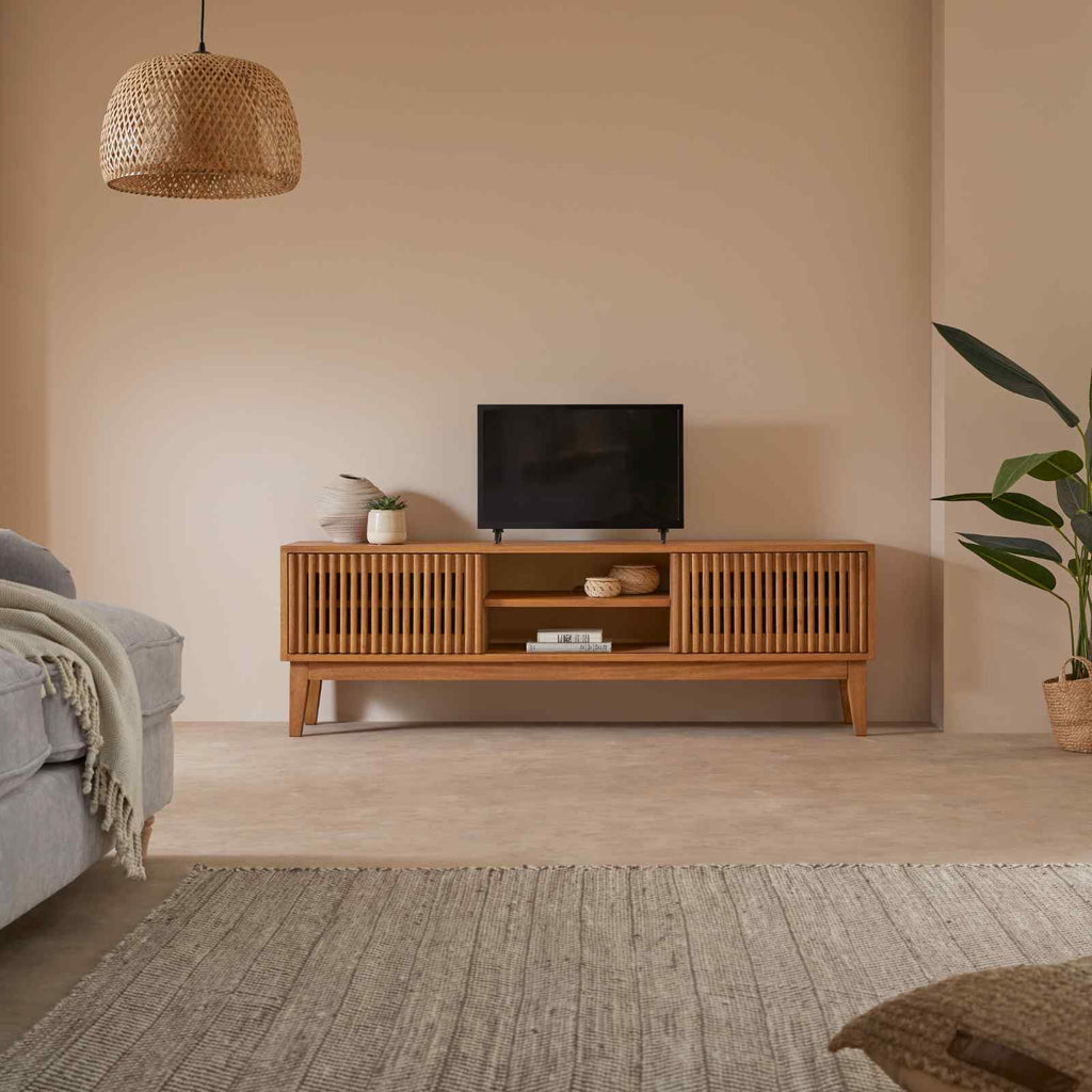 Melia Media Unit with Sliding Doors - Miola