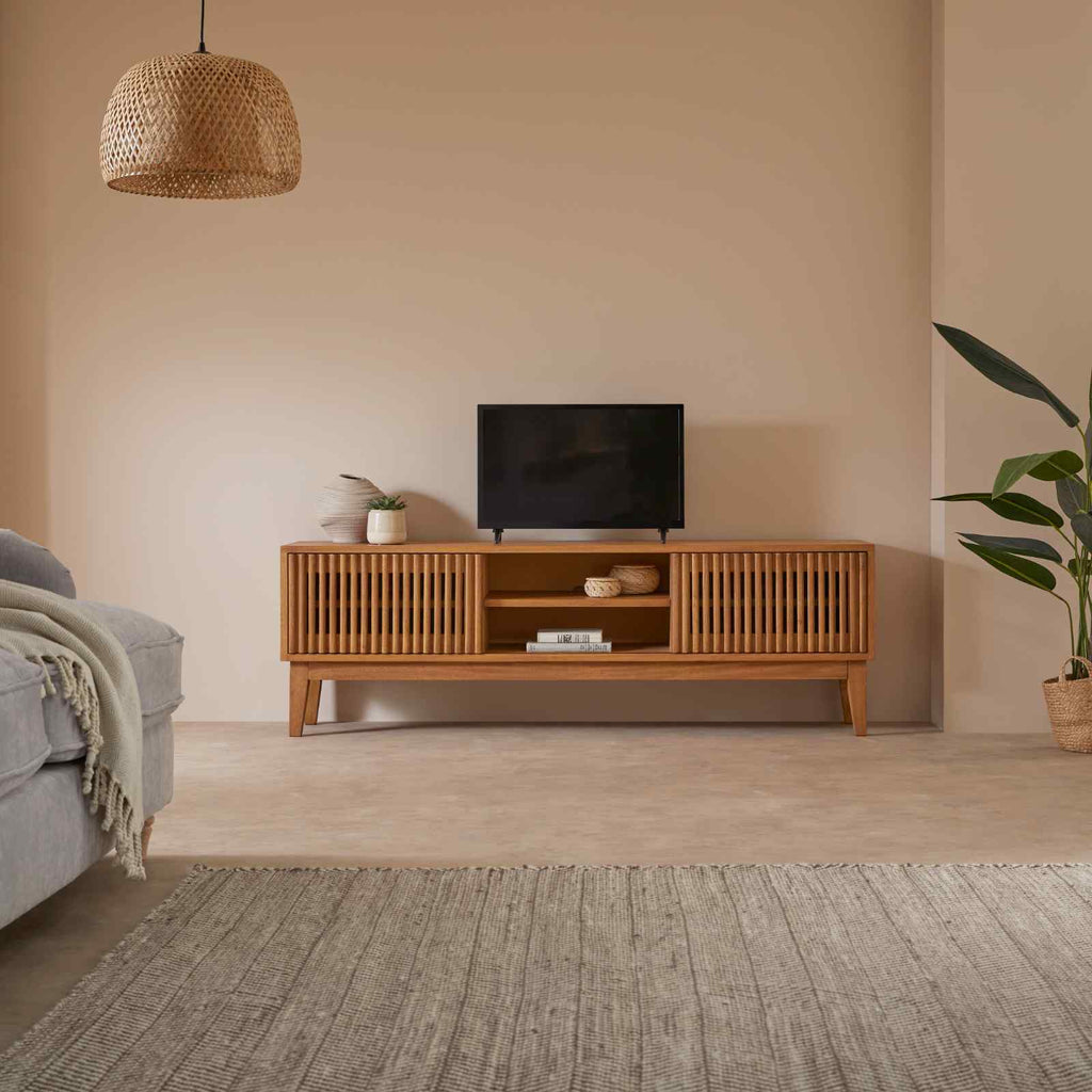 Melia Media Unit with Sliding Doors - Miola