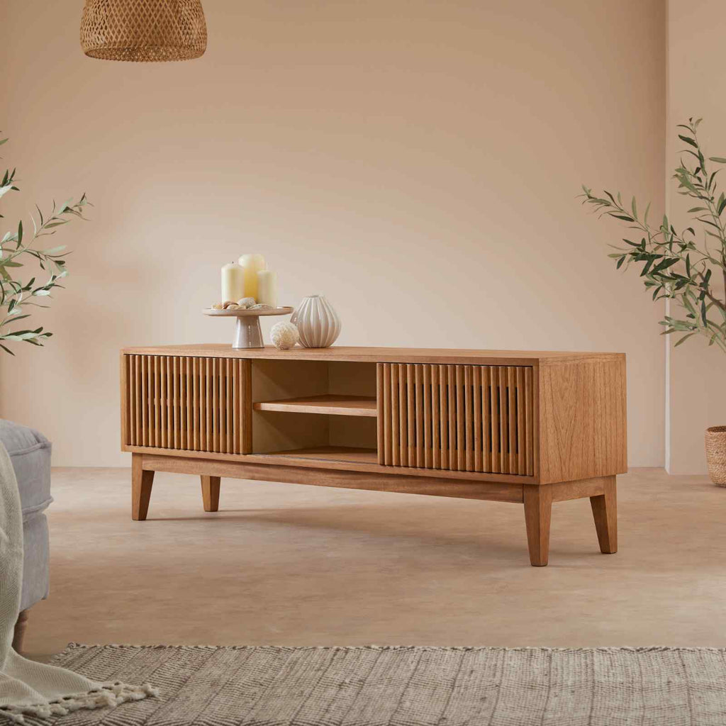 Melia Media Unit with Sliding Doors - Miola