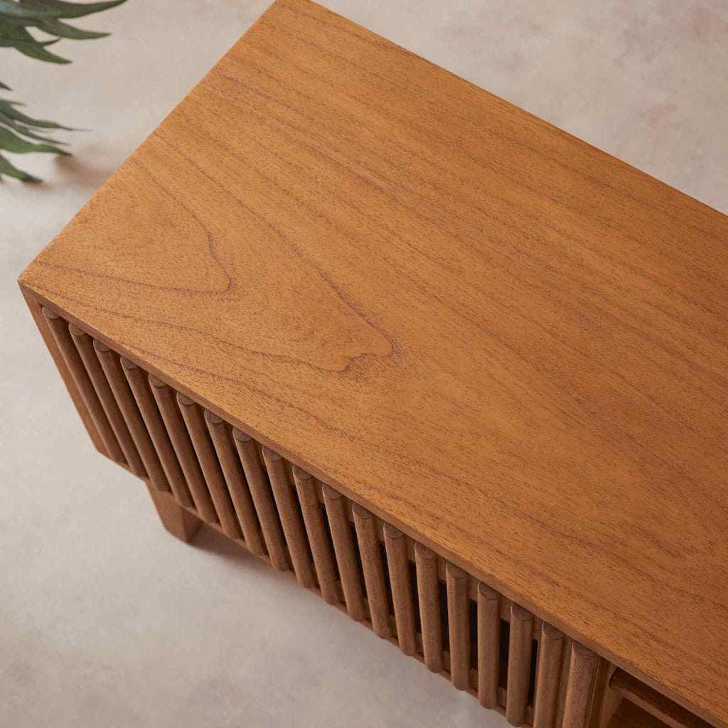 Melia Media Unit with Sliding Doors - Miola