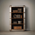 Aviator Bookcase, Loft Style - Miola