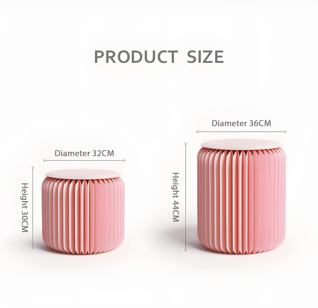 Accordion Stool Spring Pink - Miola