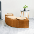 Accordion 3 Seater Bench - Miola