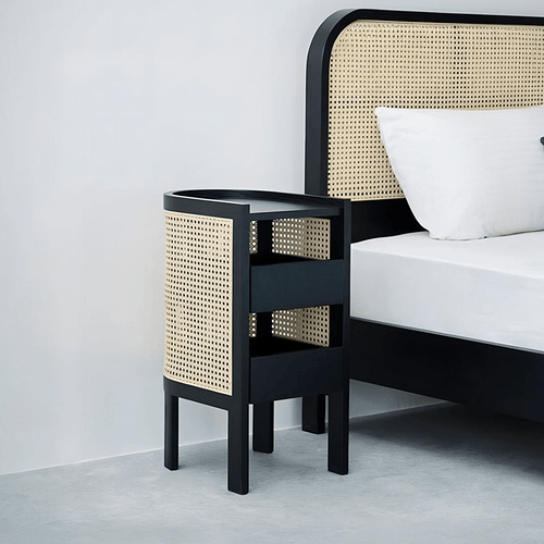 Alena Rattan Side Table - Miola