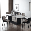 Alme Dining Table, Black Base - Miola