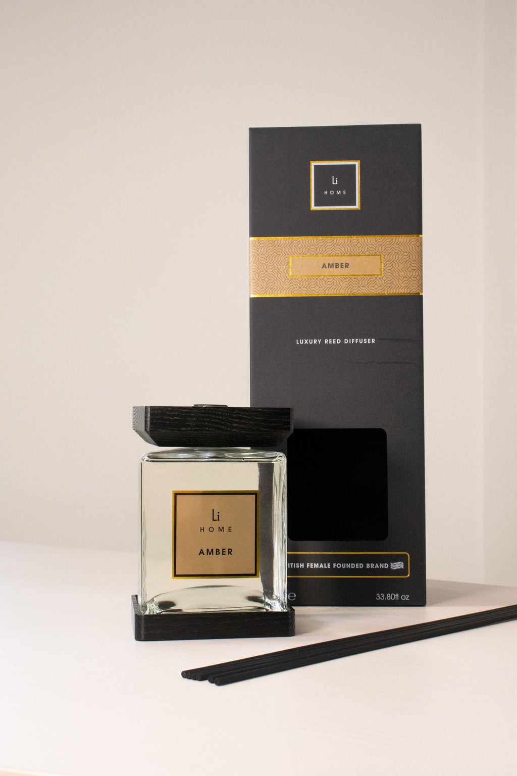 Luxury Square Diffuser - Amber - Miola
