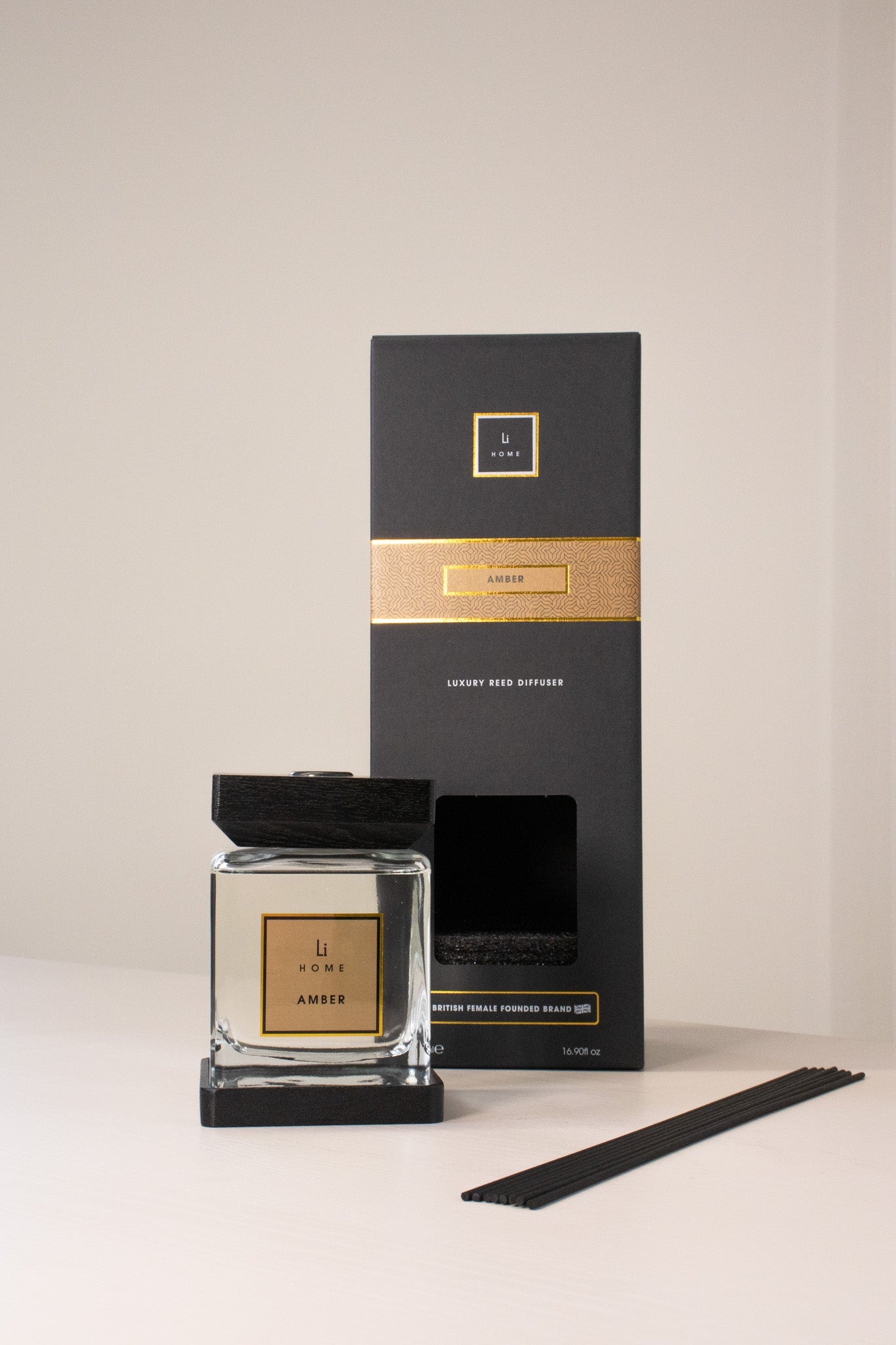 Luxury Square Diffuser - Amber - Miola