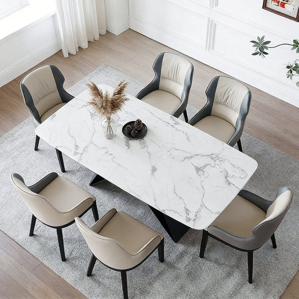 Amsterdam Dining Table, Sintered Stone - Miola
