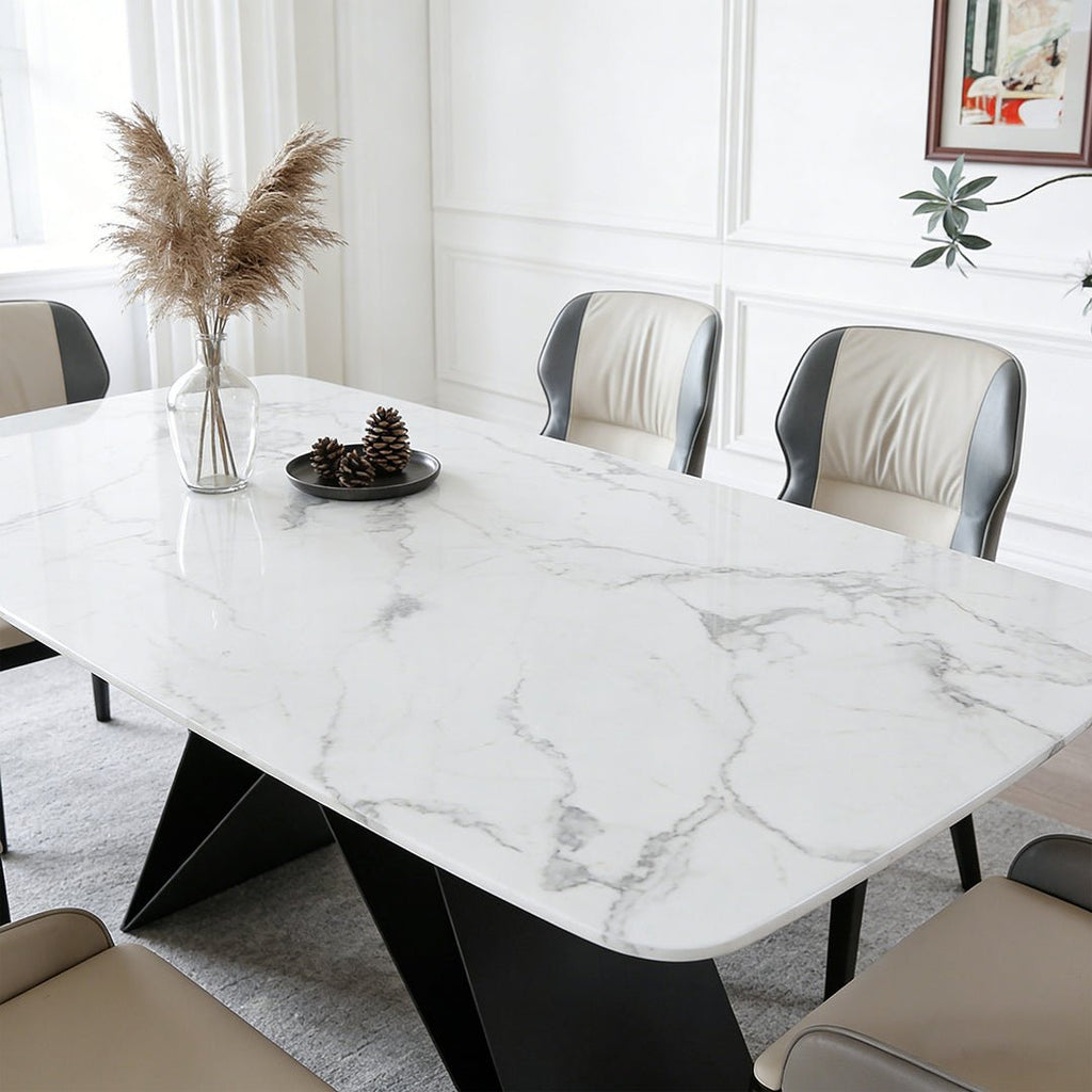 Amsterdam Dining Table, Sintered Stone - Miola