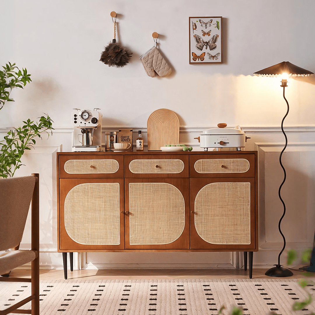 Antonio Long Sideboard, Solid Wood - Miola