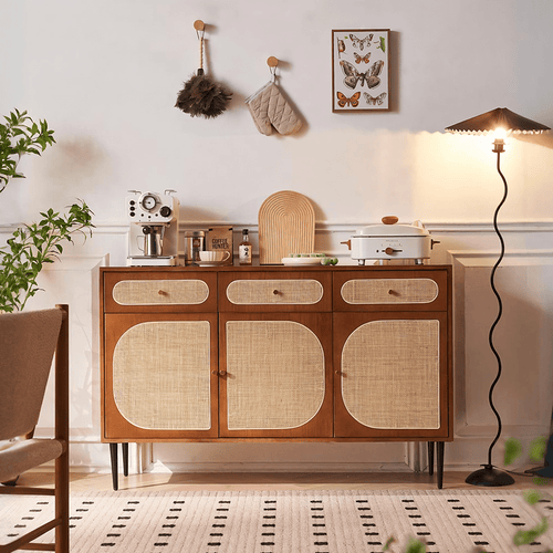 Antonio Long Sideboard, Solid Wood - Miola
