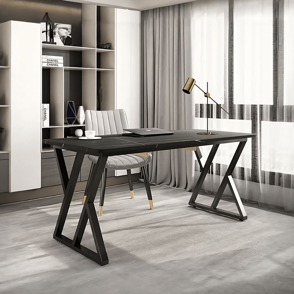 Arbaz Office Desk, Sintered Stone - Miola