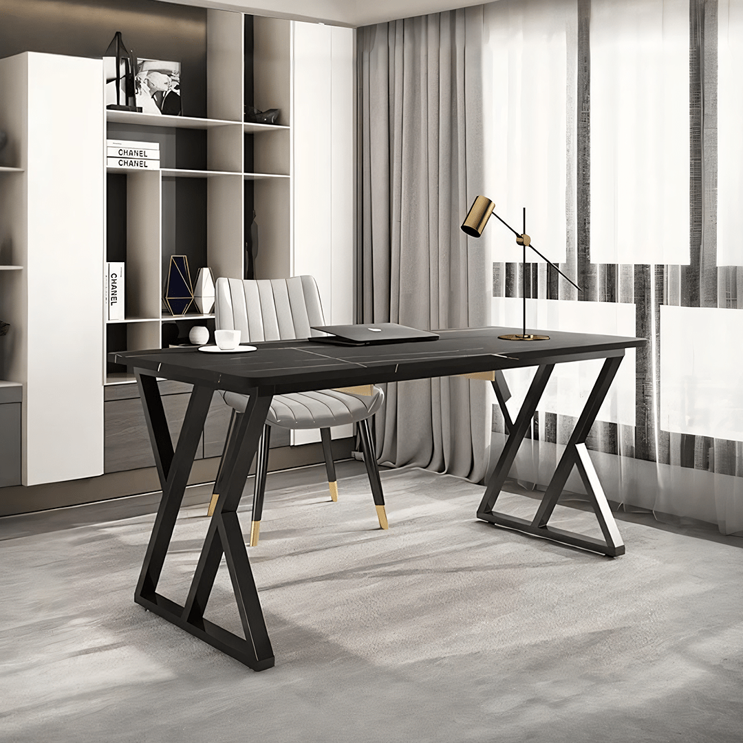 Arbaz Office Desk, Sintered Stone - Miola