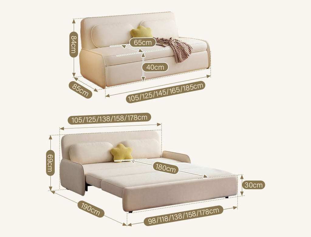 Ari Two Seater Sofa Bed, More Colours - Miola