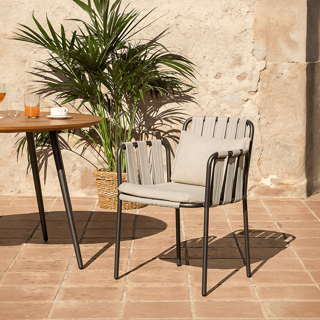 Artemis Outdoor Rattan Dining Chair, For Patio Garden - Miola