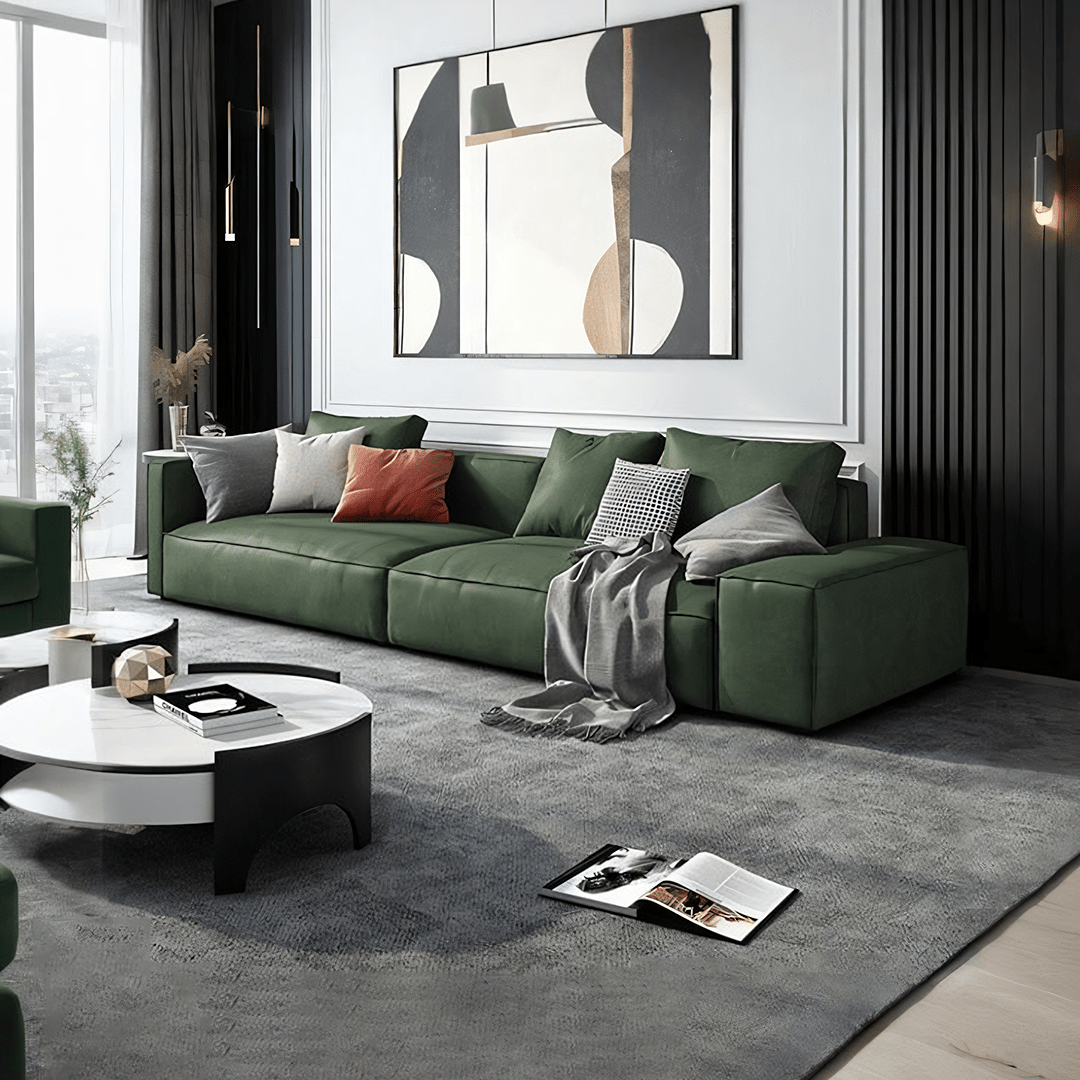 Aula Two Seater, Three Seater, Four Seater Sofa, Modular Sofa, Leathaire - Miola
