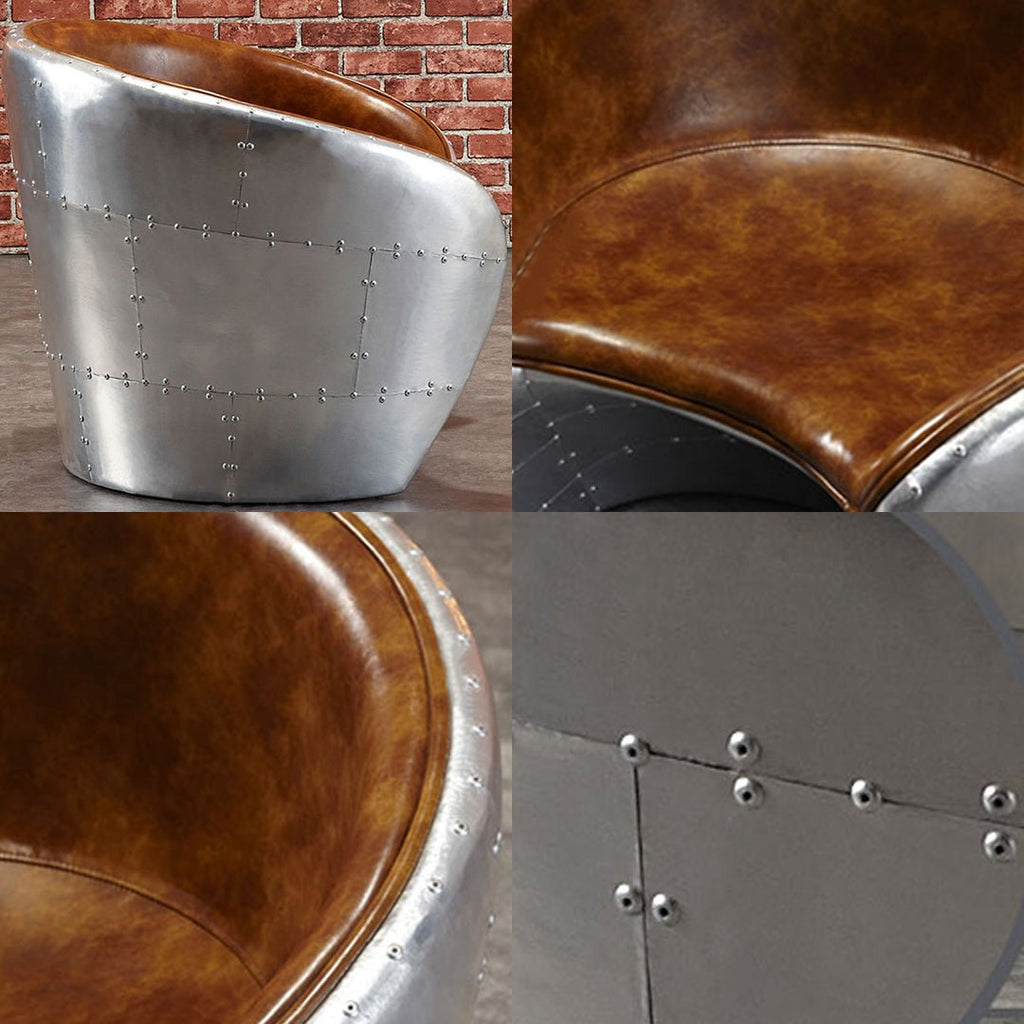 Aviator Pilot Armchair, Loft Style - Miola