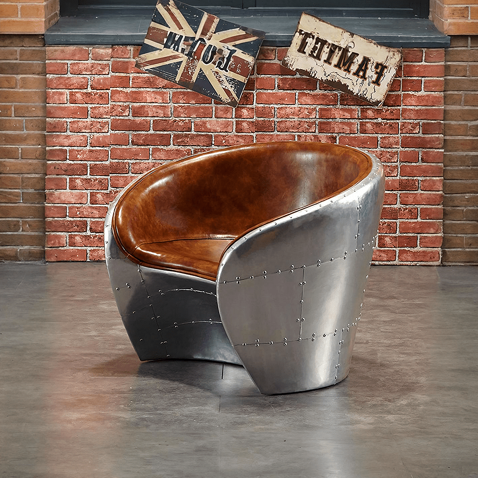 Aviator Pilot Armchair, Loft Style - Miola